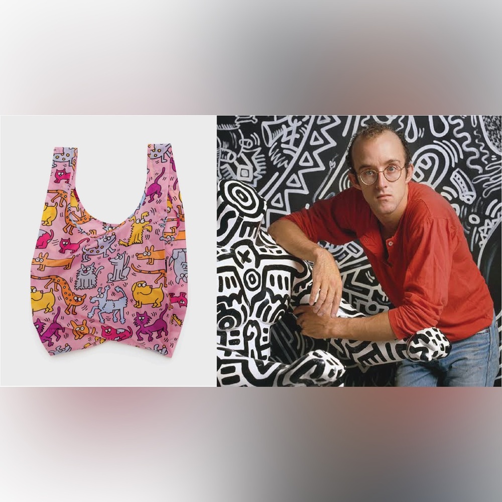 Reusable bag Designed by Keith Haring